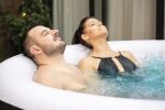 Bestway Whirlpool 2-4 Personen Pool für Garten Outdoor Schwimmbecken Sommer Badespaß Familie Kinder Premium Qualität Gartenpool Sommerurlaub – Bild 5