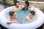 Bestway Whirlpool 2-4 Personen Pool für Garten Outdoor Schwimmbecken Sommer Badespaß Familie Kinder Premium Qualität Gartenpool Sommerurlaub – Bild 7