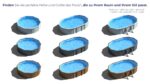 Gre Fidji Aufstellpool Stahl rund 300x120cm | Abnehmbar | Weißes Design | Gartenpool KIT300ECO – Bild 8