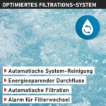 MSpa Starry Aufblasbarer Whirlpool 6 Personen Ø204x70cm | 138 Massagedüsen | LED | Heizung & Timer | In-Outdoor Bubble Spa – Bild 9