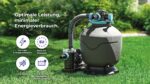 Gre Fidji Aufstellpool Stahl rund 350x120cm | Abnehmbar | Weißes Design | Gartenpool KIT350ECO – Bild 6