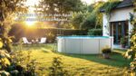 Gre Fidji Aufstellpool Stahl rund 350x120cm | Abnehmbar | Weißes Design | Gartenpool KIT350ECO – Bild 9