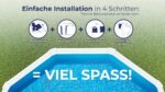 Gre Fidji Aufstellpool Stahl rund 350x120cm | Abnehmbar | Weißes Design | Gartenpool KIT350ECO – Bild 3
